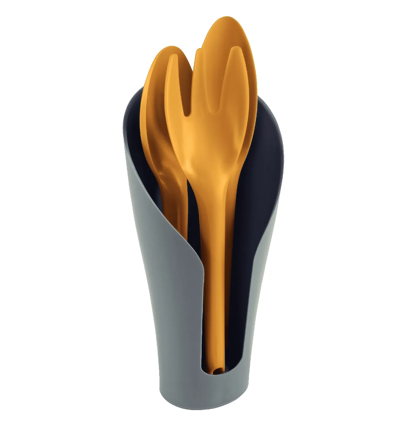 Jogo Jardinagem Cocoon Tramontina Amarelo com Contenedor Grafite